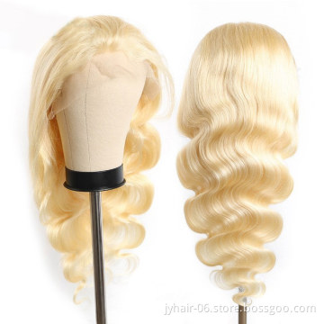 Wholesale price Brazilian Popular 613 color Lace Frontal Wig Transparent Lace Wig